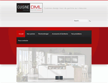 Tablet Screenshot of cuisinedml.com